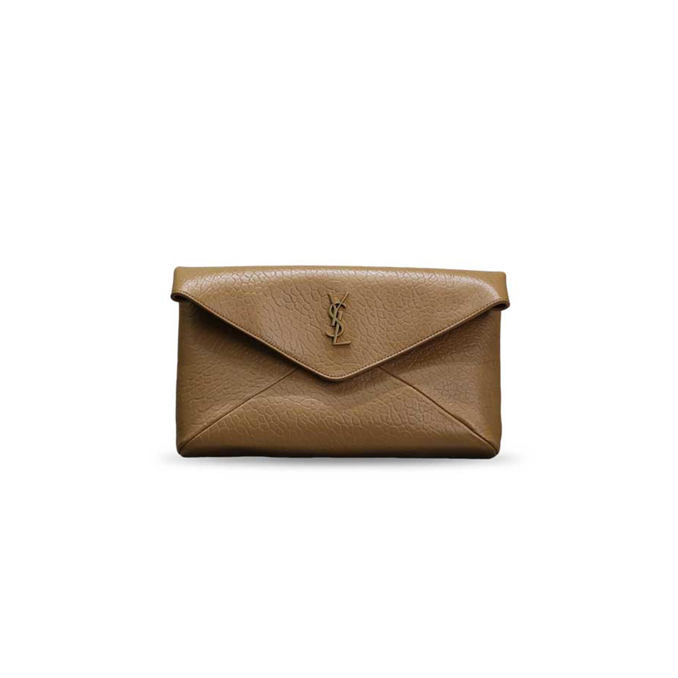 YSL CASSANDRE LARGE ENVELOPE POUCH IN LAMBSKIN 769307 (29.5*18*4.5cm) 